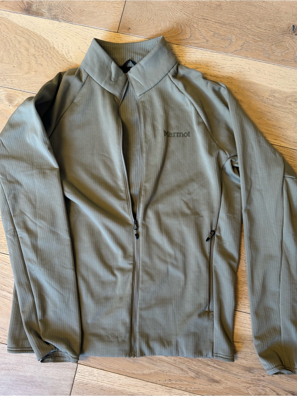 Marmot light green zip up
